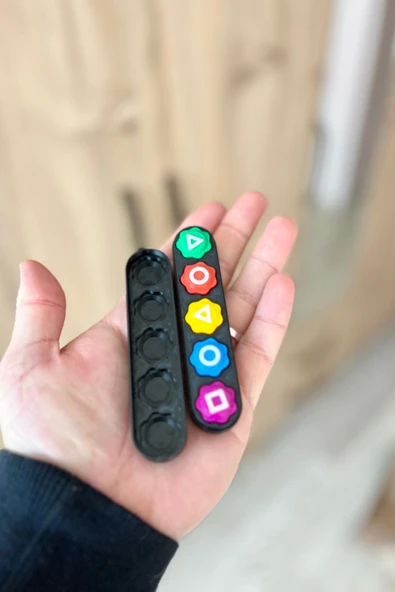 Squid Game Beş Taş - Kutulu ve Bilyeli Model - Renkli Taş Gonggi - 3