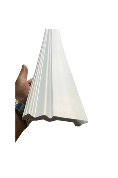 12cmx120cm 1 Adet Bayburt PVC Süpürgelik Suya Neme Dayanıklı Parke Seramik Salon Mutfak Süpürgeliği - Resim 3