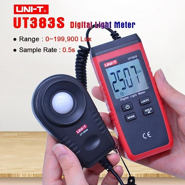 Uni-T Ut383s El Tipi Mini Lüksmetre - Resim 3