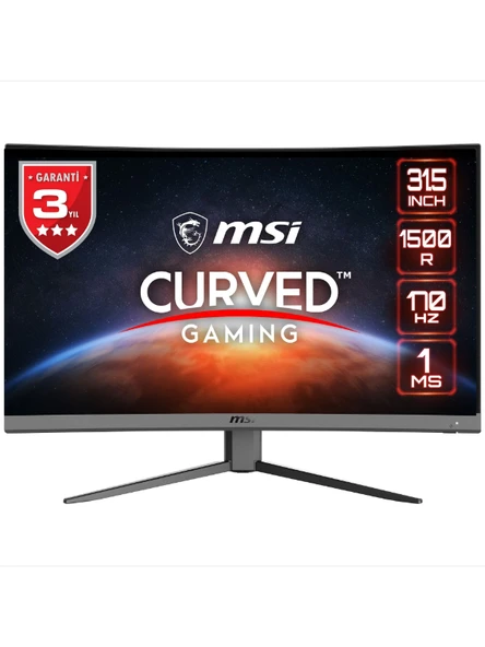 MSI G32CQ4 E2 31.5 CURVED VA WQHD 170HZ 1MS FREESYNC PREMIUM GAMING MONITOR - 1