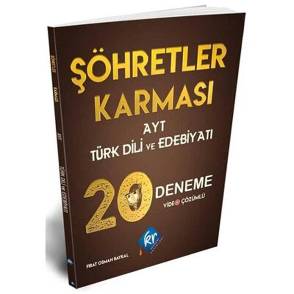 Kr Akademi Ayt Şöhretler Karması Türk Dili ve Edebiyatı 20 Deneme
