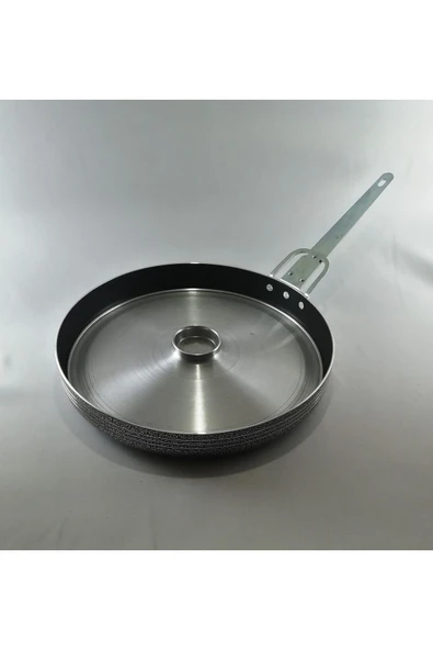 Çift Katlı Teflon Metal Saplı Özel Giresun Tavası 38 Numara - 6