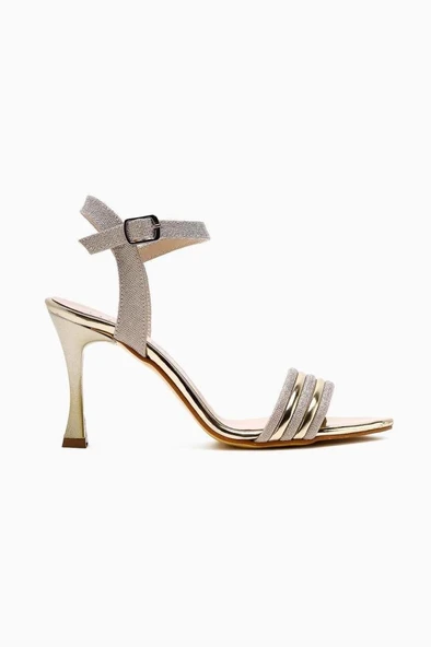 Papuçcity Mnrs 03359 8,5 Cm Topuklu Kadın Stiletto Abiye Ayakkabı - 3