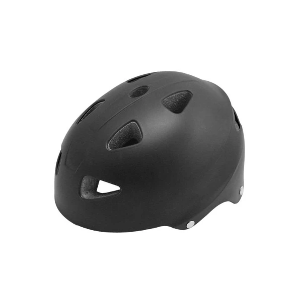 Kask -Cool Wheels,Çocuk, M.Siyah, S Beden, 48-52cm