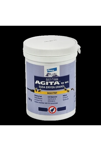 Agita 10 Wg Granül Karasinek Ilacı 100 gr X 5 Adet