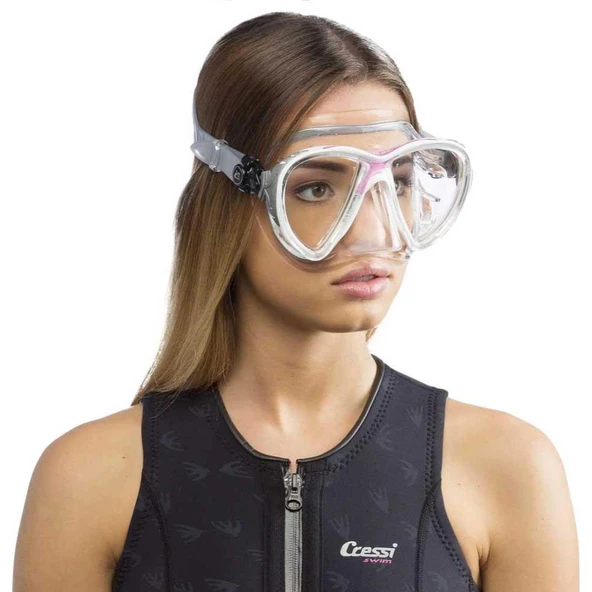 Cressi Big Eyes Evolution Crystal Dalış Maskesi - 10