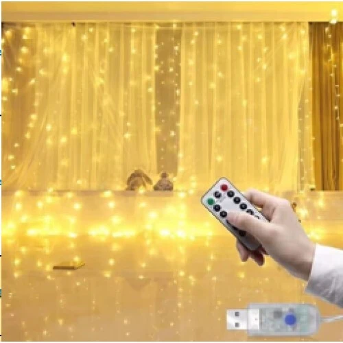 Peri Perde Led 3*3m 300 Led Gün Işığı - 2