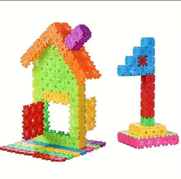 60 Parça Numaralı Lego Yapı Blokları