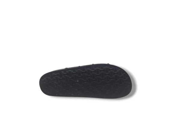 Parmi 606 Erkek Siyah Cırtlı Tokalı Günlük Kullanım Terlik - Resim 5