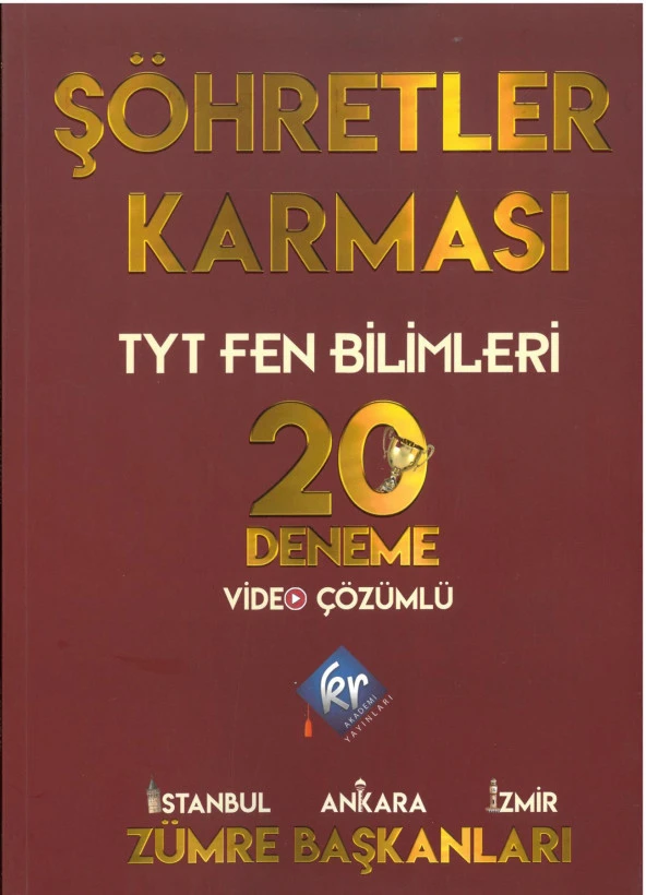 Kr Akademi Tyt Şöhretler Karması Fen Bilimleri 20 Deneme