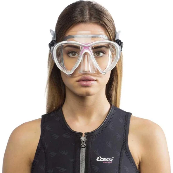 Cressi Big Eyes Evolution Crystal Dalış Maskesi - 9