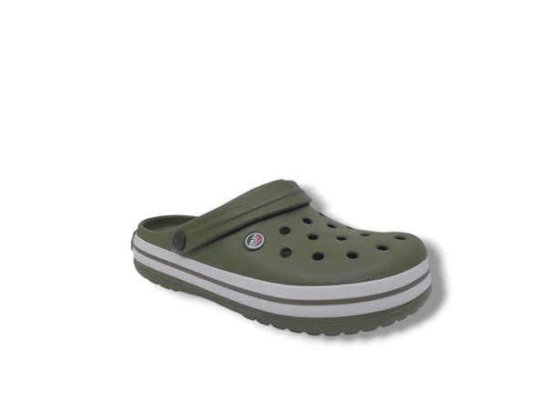 Cflex 145 Unisex Haki Beyaz Haki Sabo Terlik Sandalet - 2