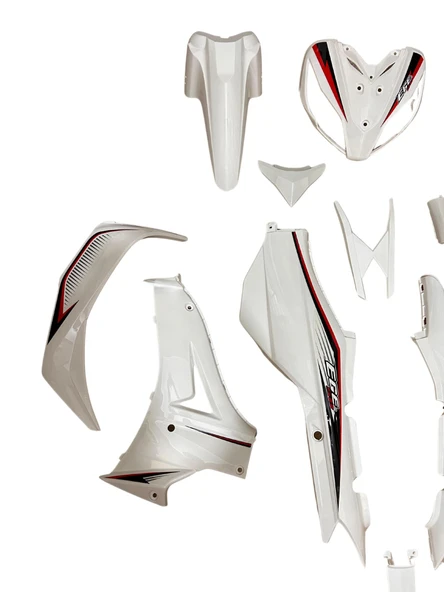 KUBA CUP100 EGE KAPORTA SETİ BEYAZ 13 PARÇA - Resim 3