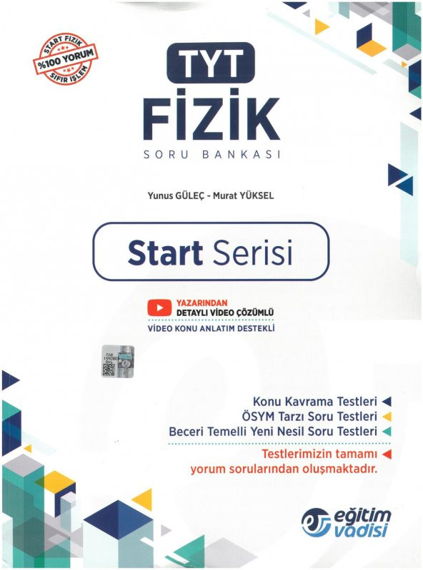 Eğitim Vadisi Tyt Fizik Start Serisi Soru Bankası