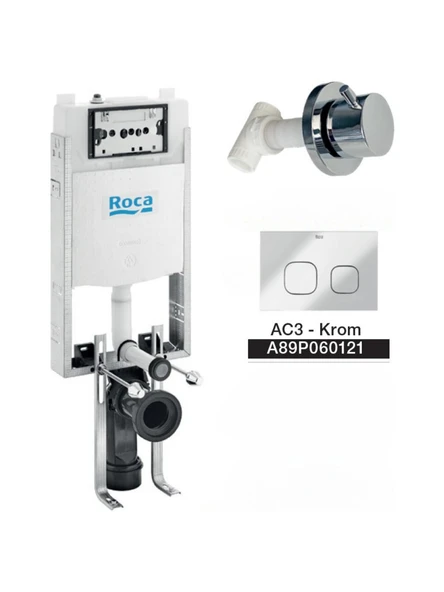 Roca Active One Gömme Rezervuar Seti, Krom - A89P060121