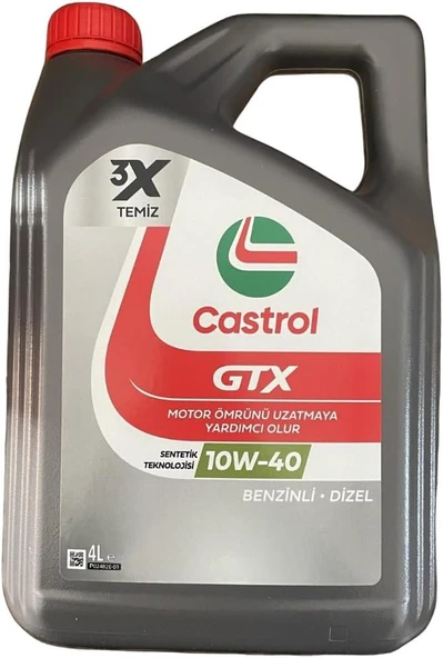 Castrol Gtx 10w-40 4 Litre 2025 Ü.T