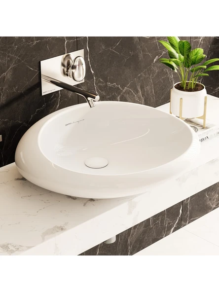 VitrA İstanbul A42231 Ankastre Lavabo Bataryası, Uzun, Sıva Üstü, Krom - 2
