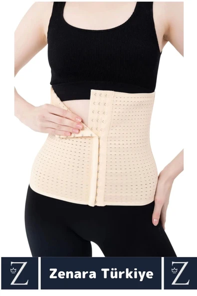 Özel Üretim Vücut Şekillendiren Beden Küçülten Toparlayan Doğum Sonrası Balenli Lohusa Korsesi - Resim 2