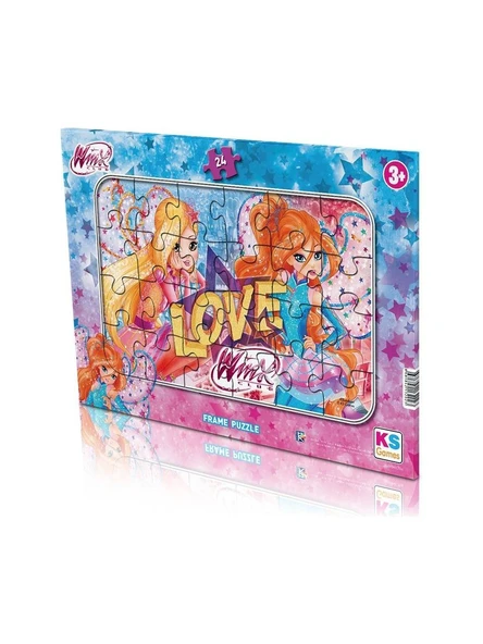 Ks Games Frame Puzzle Winx 24 Parça Frame Çocuk Puzzle - Resim 2