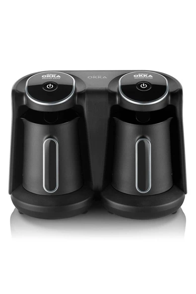 OK006-K Okka Minio Duo Türk Kahvesi Makinesi - Krom - Resim 2
