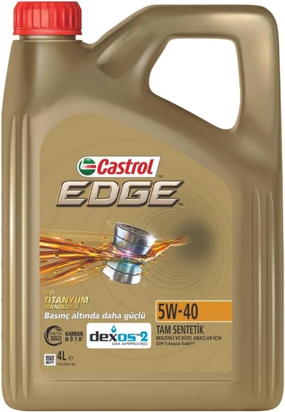 Castrol EDGE 5W-40 4 Litre Motor Yağı ürün görseli