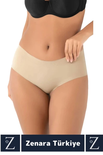 Gündelik İz Göstermez Vücut Sıkılaştıran İncelten Toparlayan Lazer Kesim Dikişsiz Bato Külot Korse - Resim 5