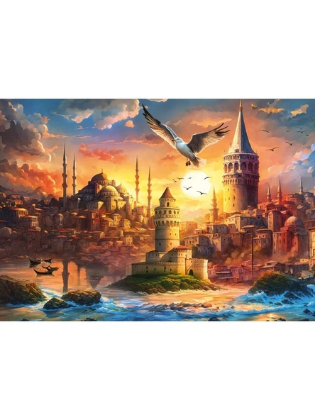 Ks Games Dream İstanbul 1000 Parça Puzzle - Resim 2