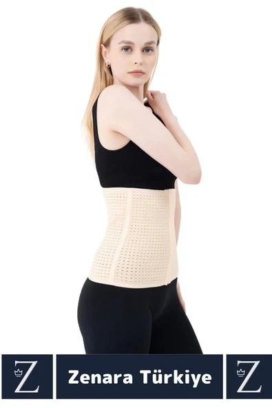 Özel Üretim Vücut Şekillendiren Beden Küçülten Toparlayan Doğum Sonrası Balenli Lohusa Korsesi - Resim 4