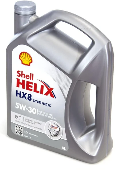 SHELL HELİX HX8 SYNTHETİC ECT 5W30 C3 4 LİTRE DPF PARTİKÜL ONAYLI