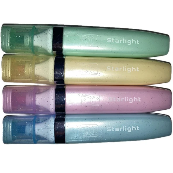 Bafix Fosforlu Kalem Simli Starlight 4 Lü Blister Simli Fosforlu Kalem - 2