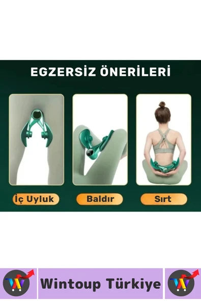 Kompakt Çok Fonksiyonlu Ev Ofis Bacak Kalça Sırt Dijital Sayaçlı Kadın Spor Egzersiz Aleti - 3