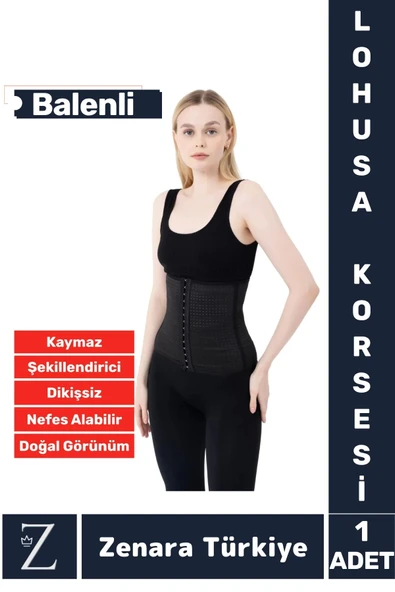 Özel Üretim Vücut Şekillendiren Beden Küçülten Toparlayan Doğum Sonrası Balenli Lohusa Korsesi ürün görseli