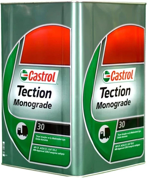 Castrol Tection Monograde 30 16 Kg Tek Dereceli Dizel Motor Yağı