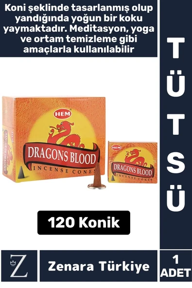 Rahatlama Arınma Dinginlik Meditasyon Yoga Chakra Pozitif Enerji Hoş Kokulu KONİK TÜTSÜ 120 Adet ürün görseli