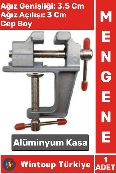 Premium Kompakt Kolay Tutuş Sıkıştırma Sabitleme Alüminyum Kasa Cep Çanta Boy Mini Mengene