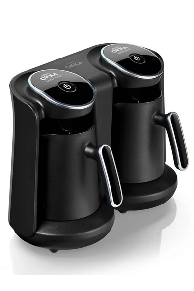 OK006-K Okka Minio Duo Türk Kahvesi Makinesi - Krom - Resim 3