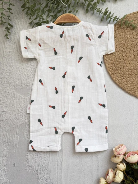 Havuç Detaylı Müslim Çıt Çıtlı Tulum - 4