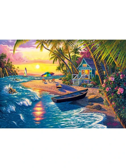 KS Games Sunset Beach 1000 Parça Puzzle - Resim 3