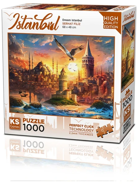Ks Games Dream İstanbul 1000 Parça Puzzle ürün görseli