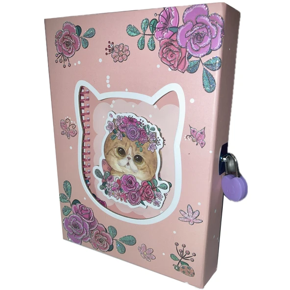 Bafix Hatıra Defteri Kilitli 15.3 x 21 CM Kilitli Hatıra Defteri