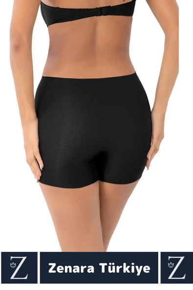 Gündelik İz İç Göstermez Kaymaz Vücut Sıkılaştıran Şekillendiren Toparlayan LAZER KESİM Boxer Korse - Resim 4