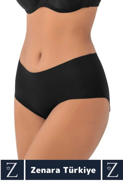 Gündelik İz Göstermez Vücut Sıkılaştıran İncelten Toparlayan Lazer Kesim Dikişsiz Bato Külot Korse - Resim 4