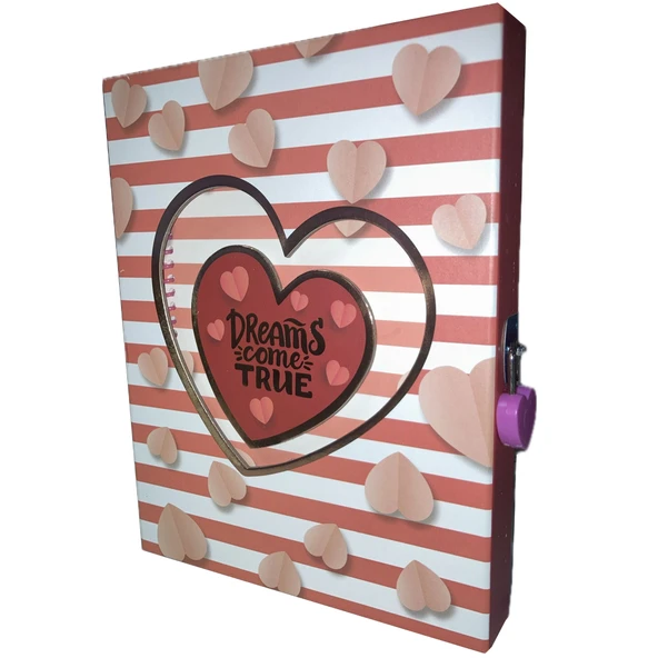 Bafix Hatıra Defteri Kilitli 16.8 x 21.8 CM Kilitli Hatıra Defteri