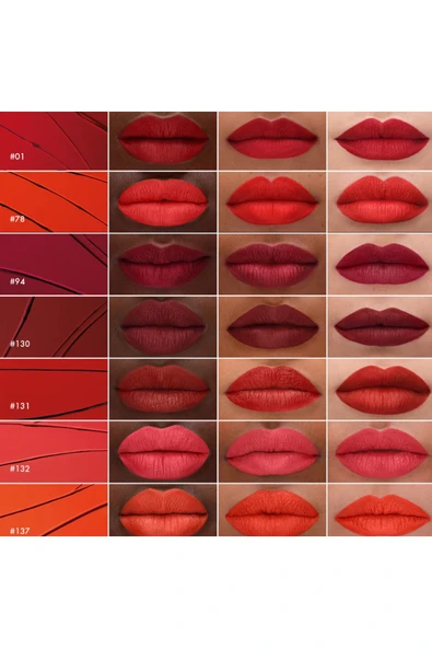 Cream Lip Stain Bulaşmayan Kadife Bitişli Ruj Mat Likit Ruj Yüksek kapatıcılık 10 saat kalıcı (5 ml) - 4
