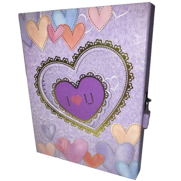 Bafix Hatıra Defteri Kilitli 16.8 x 21.8 CM Kilitli Hatıra Defteri