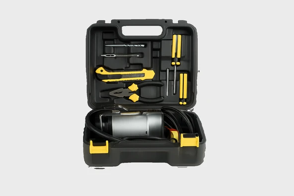 MİNİ HAVA KOMPRESÖRÜ TEK SİLİNDİRLİ (PLASTİK ÇANTALI) - 4