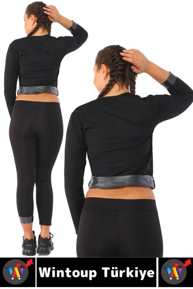 Gündelik Spor Kullanım Terleme Hızlandıran Rahat Destekleyici TERMAL SAUNA UZUN KOL TAKIM - 3