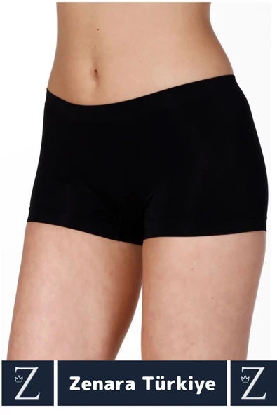 Gündelik İz Göstermez Düşük Bel Vücut Sıkılaştıran İncelten Toparlayan Dikişsiz Bato Boxer Korse - Resim 3