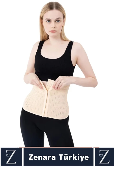 Özel Üretim Vücut Şekillendiren Beden Küçülten Toparlayan Doğum Sonrası Balenli Lohusa Korsesi - Resim 3