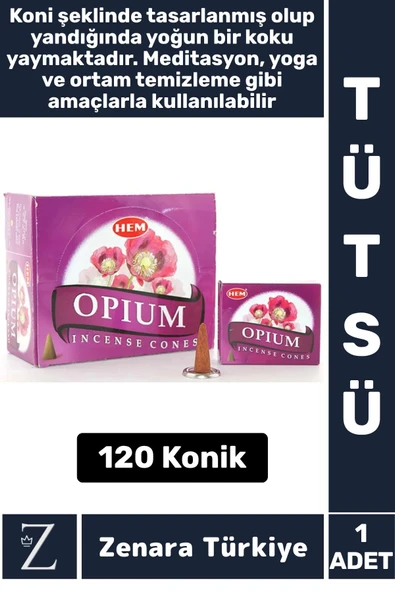 Rahatlama Arınma Dinginlik Meditasyon Yoga Chakra Pozitif Enerji Hoş Kokulu KONİK TÜTSÜ 120 Adet
